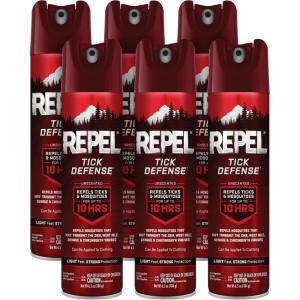 image:imageRepel Tick Defense Aerosol Spray 65Ounce Pack of 665 Fluid Ounce Pack of 6