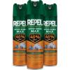 image:imageRepel Insect Repellent Sportsmen Max Formula 40 DEET 65 Ounces LongLasting Aerosol Insect Repellent Spray Repels Mosquitoes Ticks Gnats Biting Flies Chiggers and Fleas 3 Pack65 Ounce