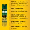 image:imageRepel Insect Repellent Sportsmen Formula 25 DEET 8125 Ounces Bonus Aerosol with 25 DEET to Repel Mosquitoes Ticks Gnats Biting Flies Chiggers and Fleas for LongLasting Protection