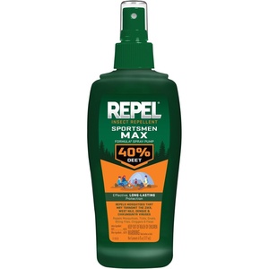 image:imageRepel Insect Repellent Sportsman Max Formula Spray Pump 40 DEET Repels Mosquitoes Ticks and Gnats Effective LongLasting Protection 40 DEET Pump Spray 6 fl Ounce6 Ounce