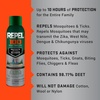 image:imageRepel 100 Insect Repellent 4 Ounces 98 DEET 10Hour Protection LonLasting Insect Repellent Aerosol Spray Repels Mosquitoes Ticks Gnats Biting Flies Chiggers And Fleas1 Pack
