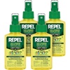 image:imageRepel PlantBased Lemon Eucalyptus Mosquito and Insect Repellent 4 Ounces DEETFree Bug Spray Insect Repellent Repels Mosquitoes for 6 Hours with PlantBased Ingredients 4 Pack